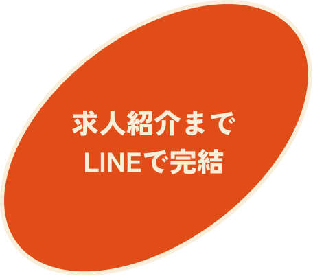 求人紹介までLINEで完結