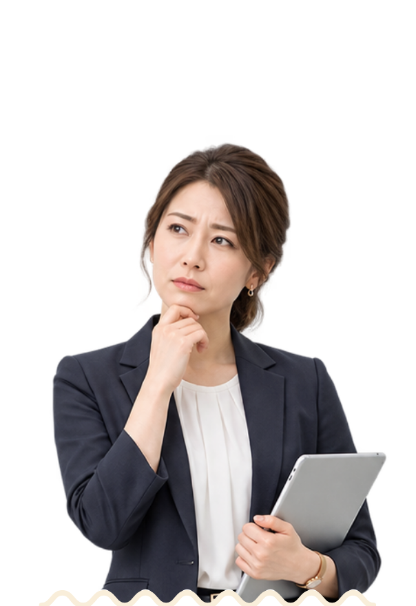 採用に悩む女性の採用担当者